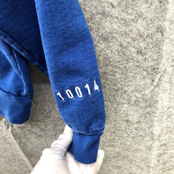 Rich Mom West Village Sweatshirt Womens Small S Blue Crewneck New York Pullover - Picture 5 of 8